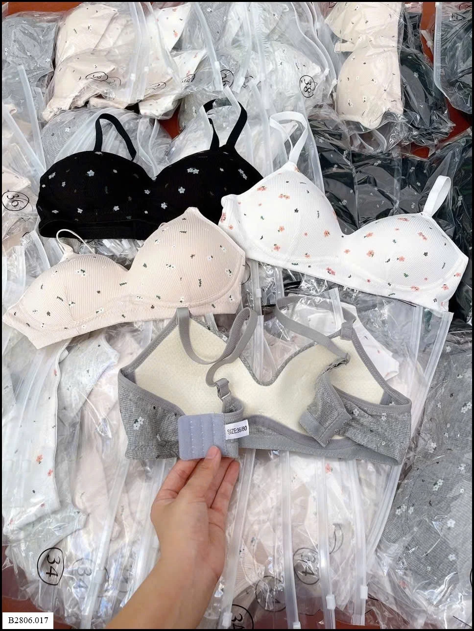 ÁO BRA HOA NHÍ    Sỉ giá 45k/1c