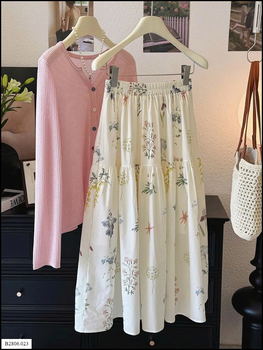 CHÂN VÁY HOA ANNA  freesize  Sỉ giá 175K