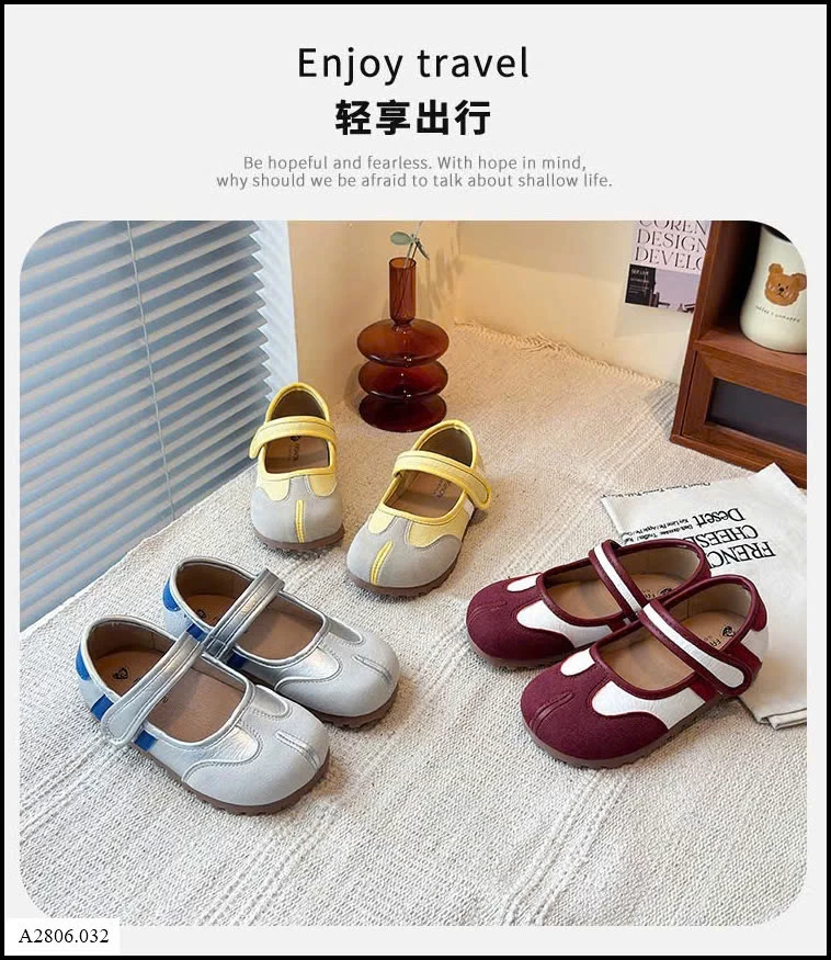 Giày búp bê quai dán  Sỉ giá 23-25: 146k         26-30: 154k          31-34: 160k