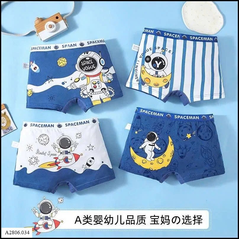 SET 4 QUẦN CHIP BÉ TRAI    Sỉ giá  75k/set 