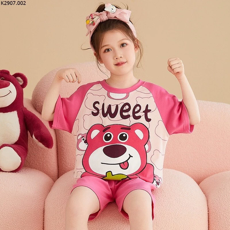 BỘ COTTON BÉ GÁI & MẸ Si Sz 8-16 : 135k  Sz S-XL : 160k 