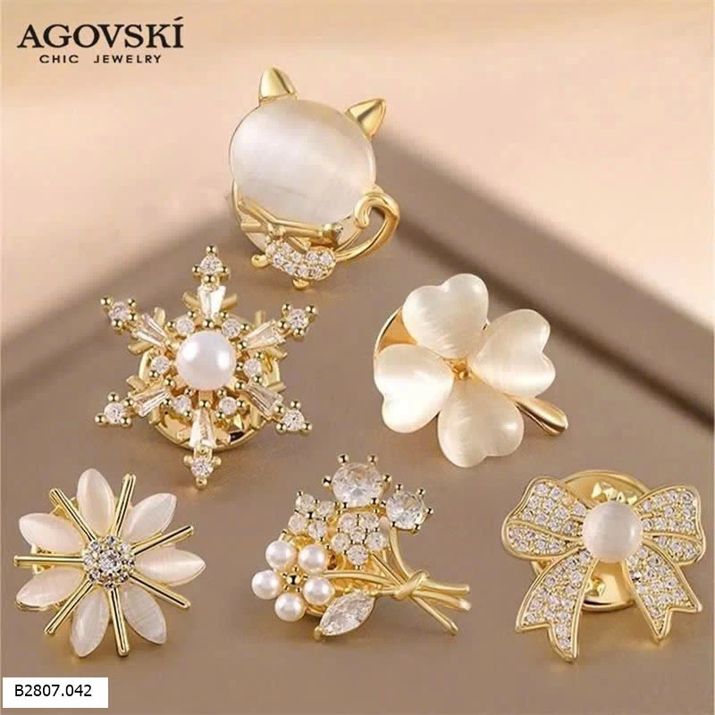 SET 6 NÚT CÀI ÁO    Sỉ  giá 86k/set full box