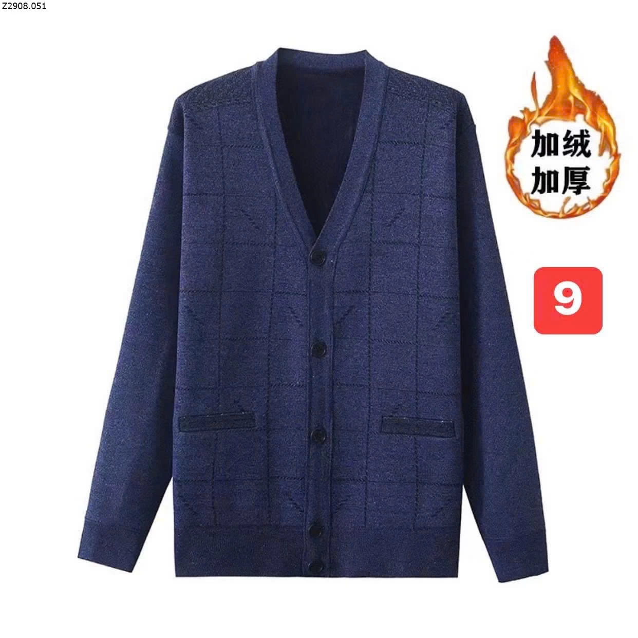 CARDIGAN LEN TRUNG NIÊN Si m1-7 104k( loại thường) M8-14 120k ( loại lót lông) 