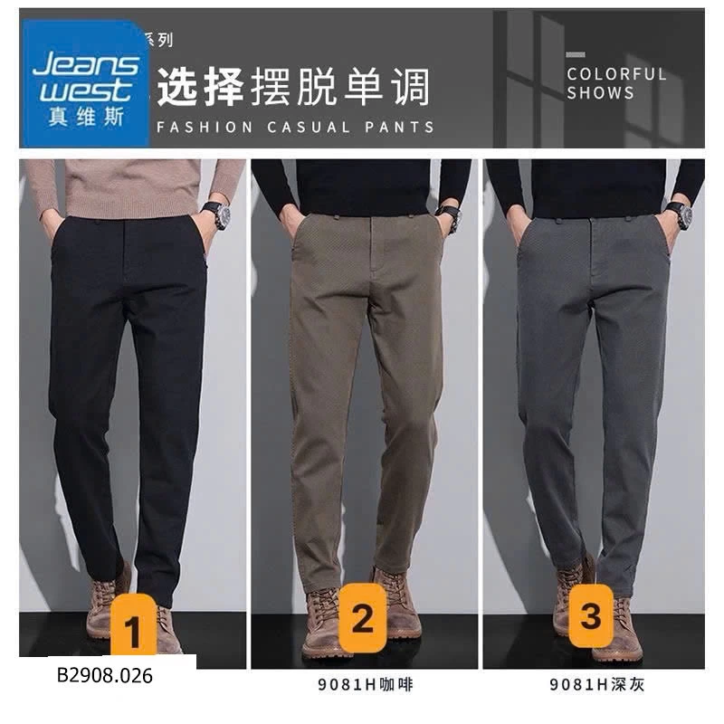 QUẦN KAKI NAM JEANSWEST  Giá sỉ 245k