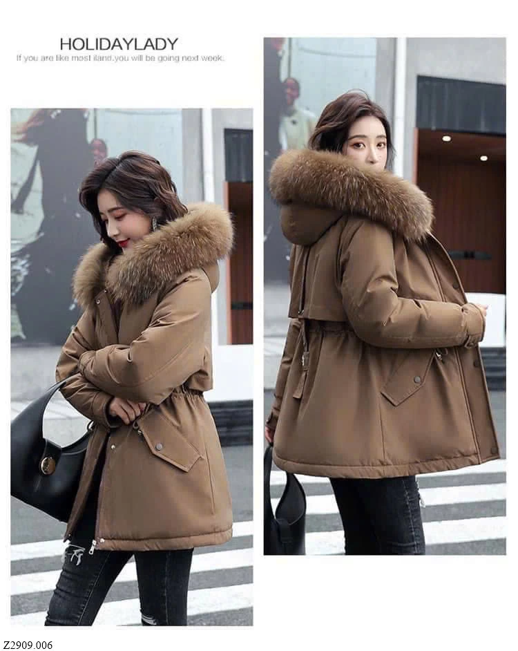 ÁO KHOÁC PARKA NỮ LÓT LÔNG Sỉ 250k