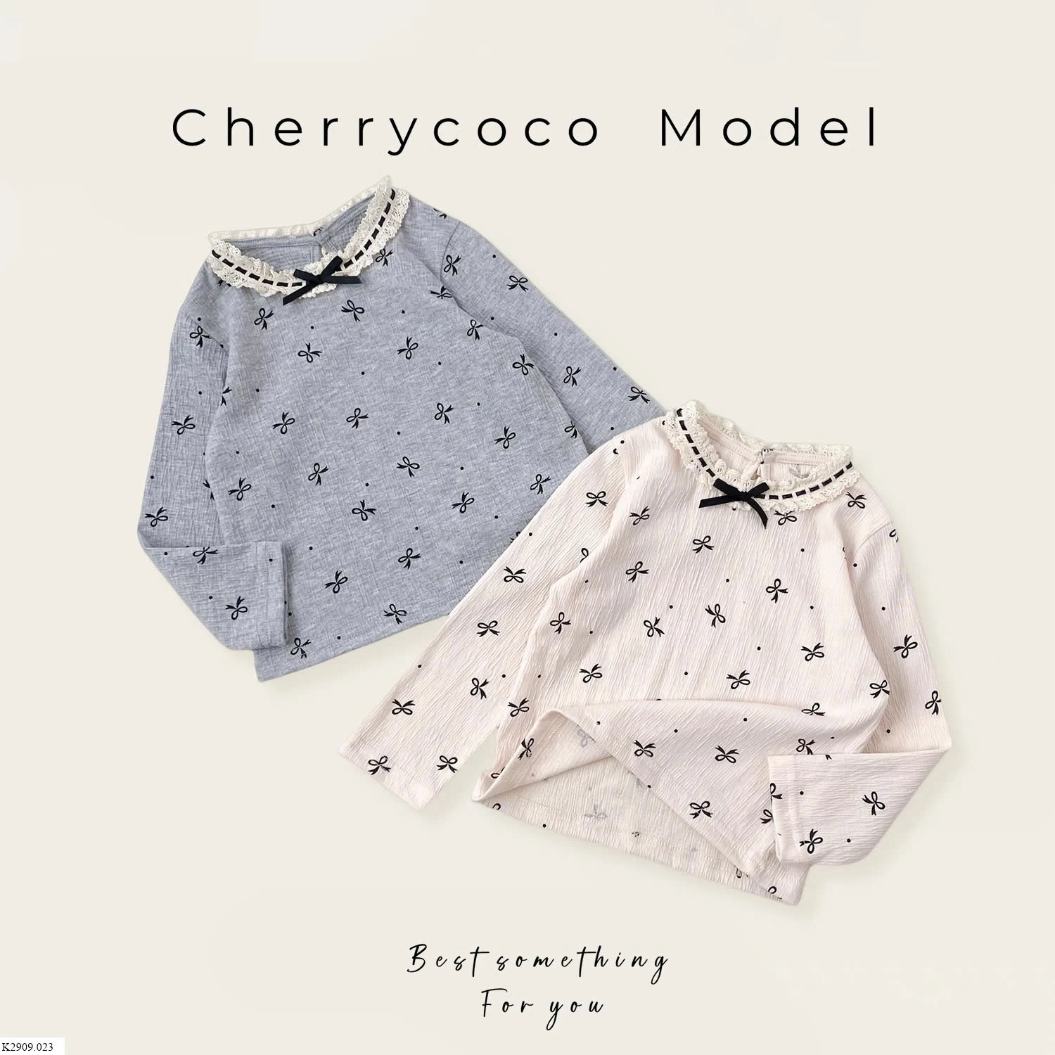 ÁO THUN CỔ NƠ Cherrycoco  Sỉ 118k