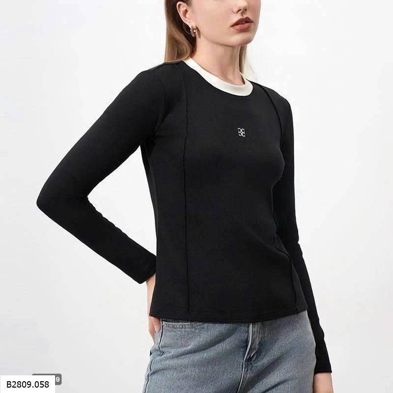 ÁO THUN NỮ TAY DÀI CỔ TRÒN  Giá sỉ 215k