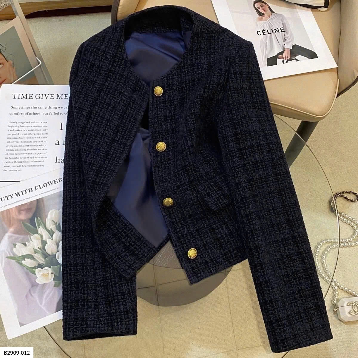 ÁO DẠ TWEED   Giá sỉ 135k