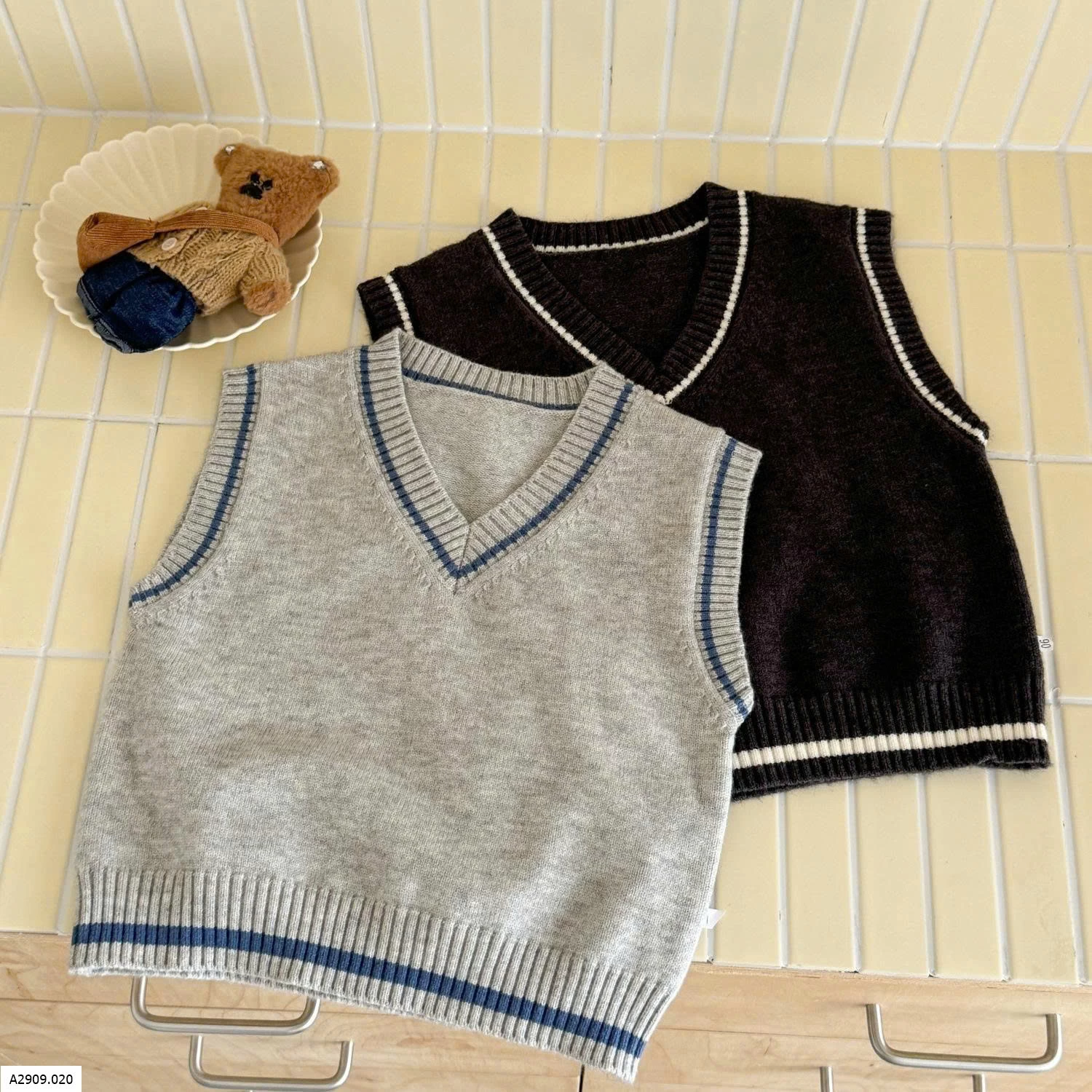 ÁO GILE LEN CHO BÉ   Giá sỉ 103k