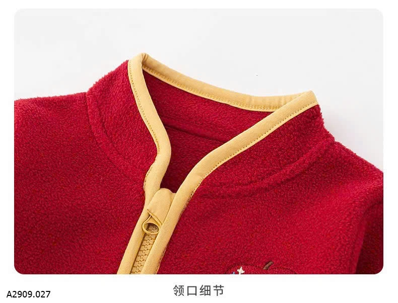 ÁO KHOÁC THU ĐÔNG THÊU HÌNH CUTE CHO BÉ   Giá sỉ 192k
