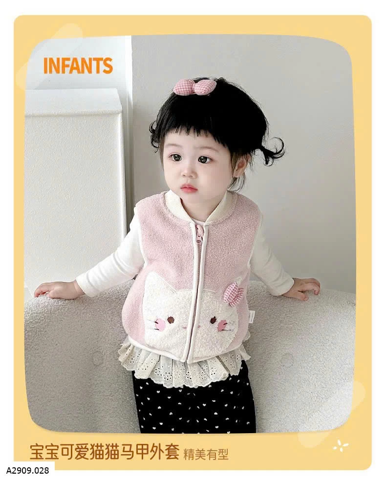 SET ÁO KHOÁC GILE MIX QUẦN PHỐI REN NƠ BG   Giá sỉ 1-2: 160k  3-5: 139k 