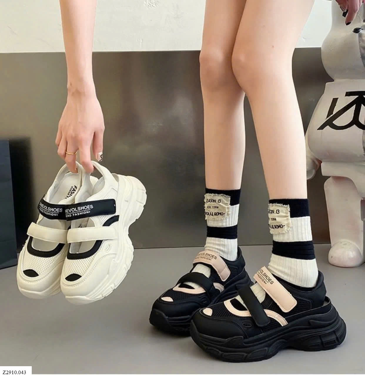 GIÀY SANDAL PHỐI MÀU THOÁNG KHÍ   Sỉ 115k