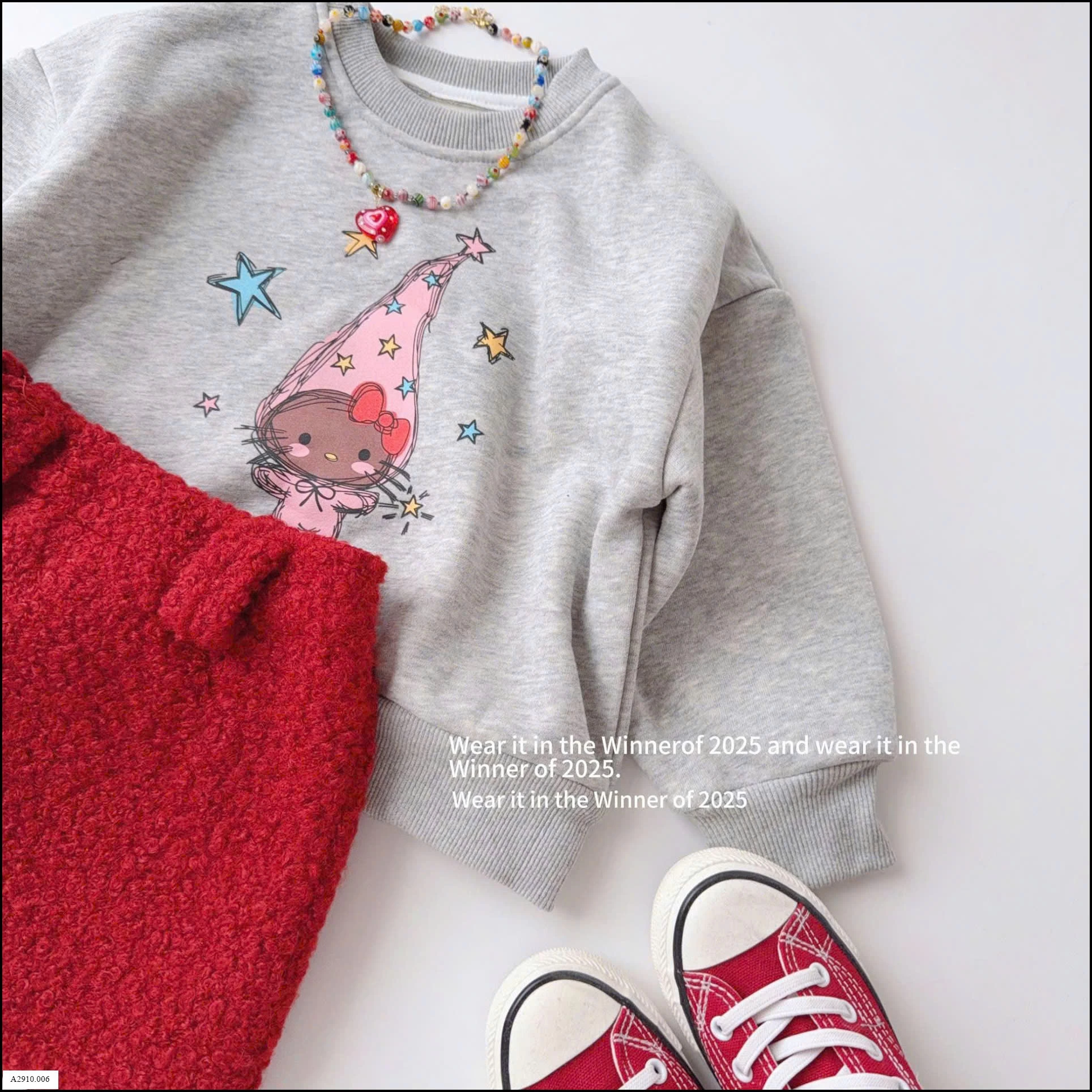 ÁO NỈ MÈO KITTY BG  Giá sỉ 173k