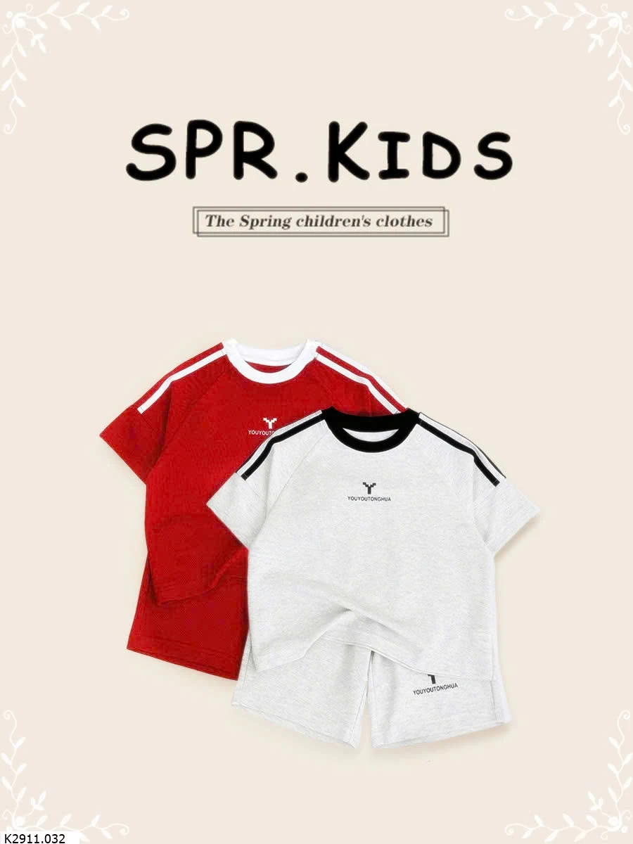 BỘ SHORT BÉ TRAI HÃNG SPR KIDS  Sỉ 145k