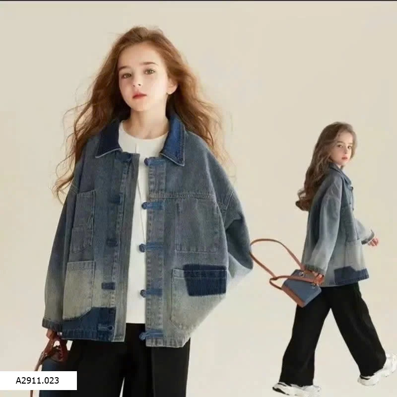 ÁO KHOÁC JEANS BÉ GÁI   Giá sỉ 190k