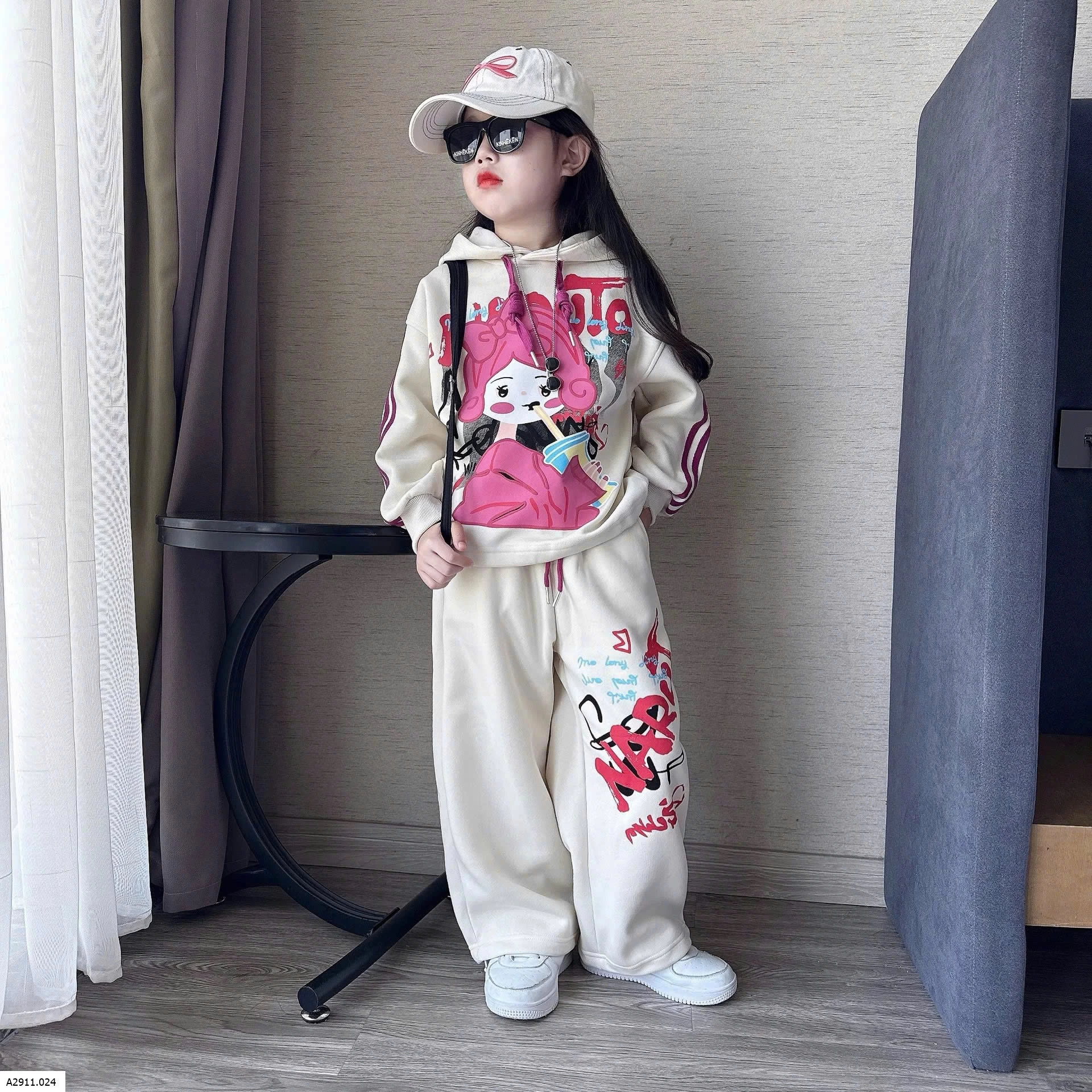 SÉT NỈ CÔ GÁI HOẠT HÌNH  Giá sỉ 360k