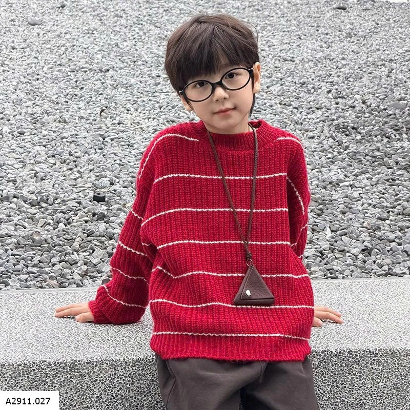 ÁO LEN KẺ AMBB  Giá sỉ 90-150: 185k 160: 200k