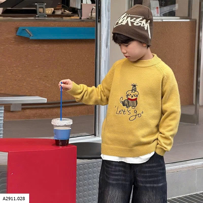 ÁO LEN CHỮ LET'S GO AMBB   Giá sỉ 90-150: 180k 160: 200k