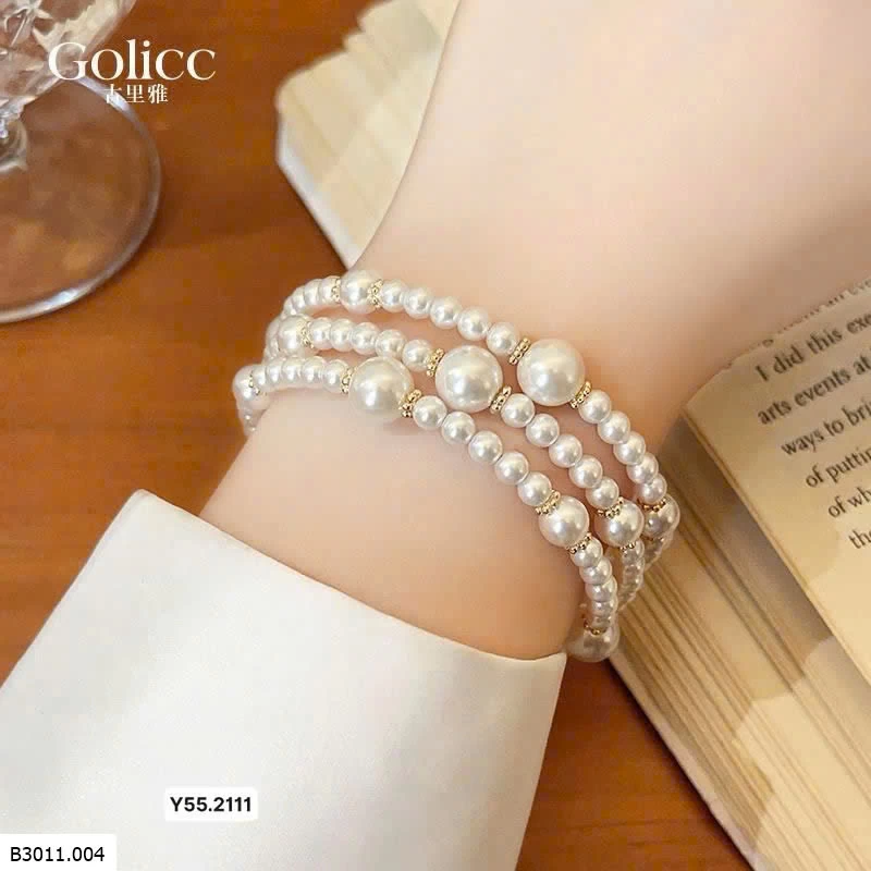 Vòng tay hạt siu đẹP GOLICC   Giá sỉ 140k