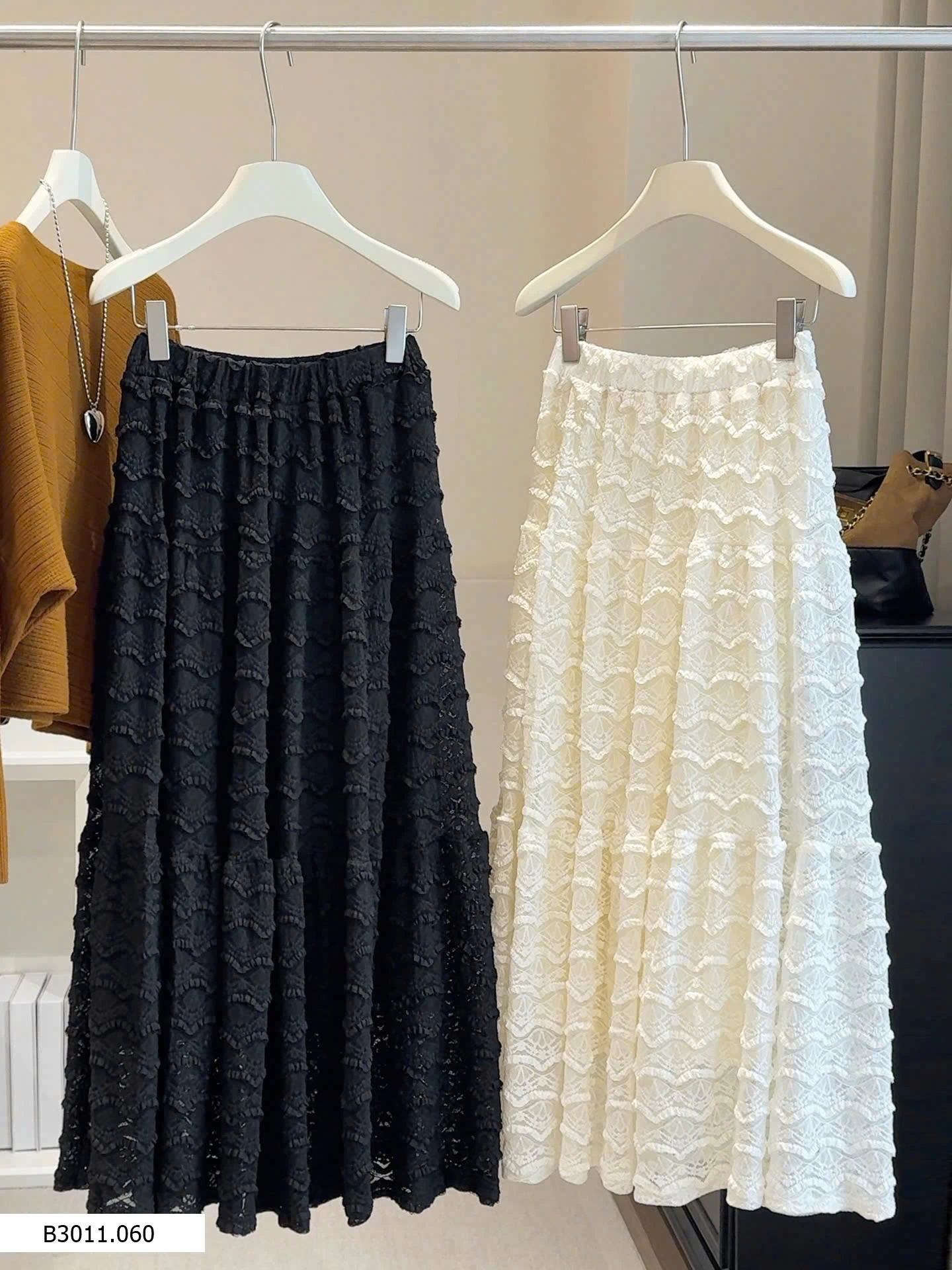 Chân váy ren dáng dài nhà Anna  Giá sỉ 225k