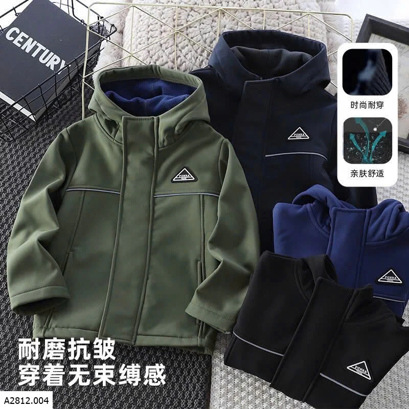 ÁO KHOÁC LÓT NỈ BÉ TRAI SIZE ĐẠI  Giá sỉ - sz 110-140 : #190k - sz 150-170 : #230k