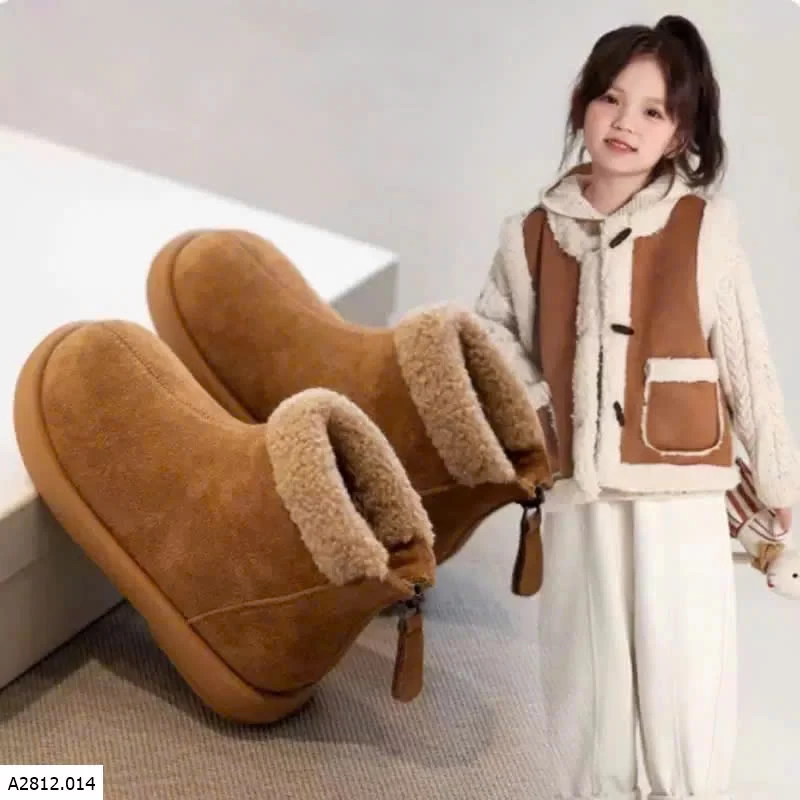 GIÀY BOOT CỔ LÔNG BG   Giá sỉ 140ka