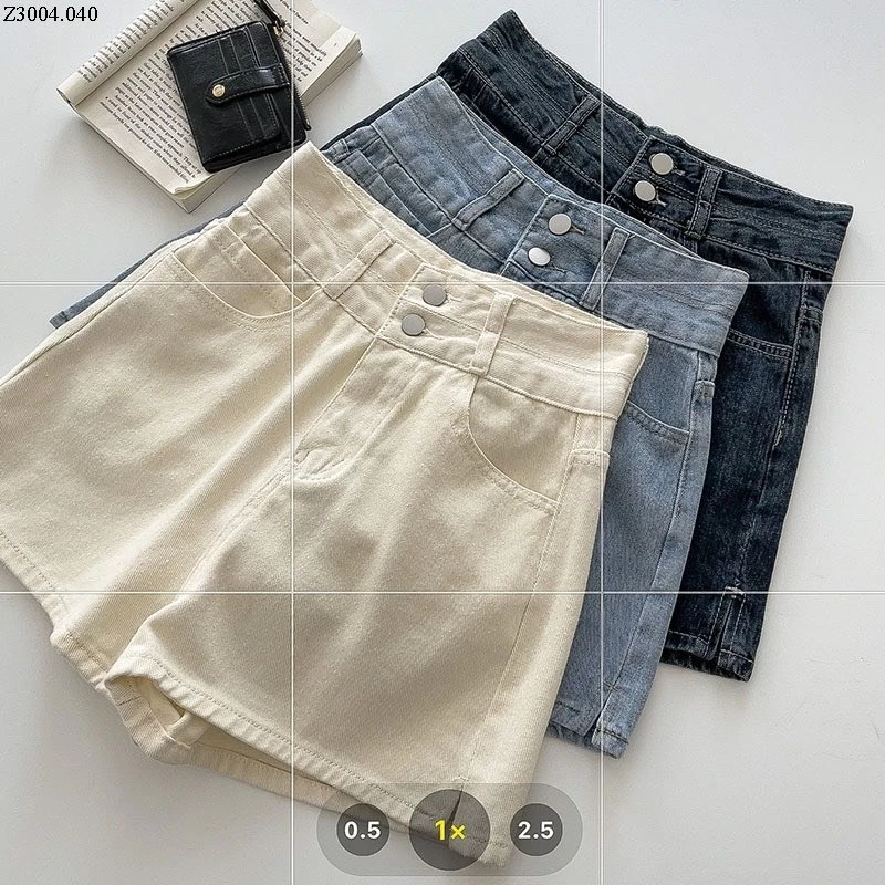 QUẦN SHORT JEAN 2 CÚC CHO NỮ  Si 95k/c