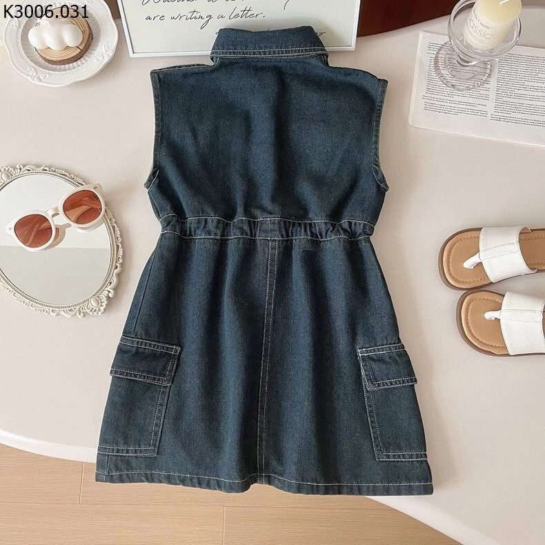 VÁY DENIM CHO BÉ GÁI   Sỉ 162k