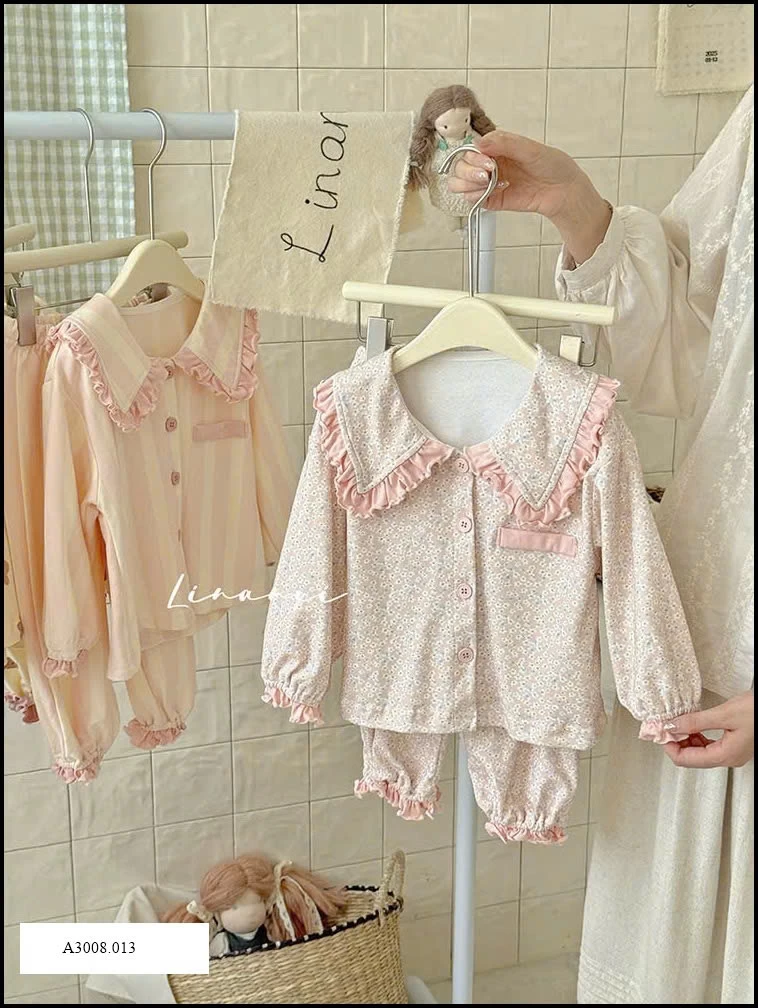 BỘ PIJAMA BÉ GÁI LINANXI    Giá sỉ 165k