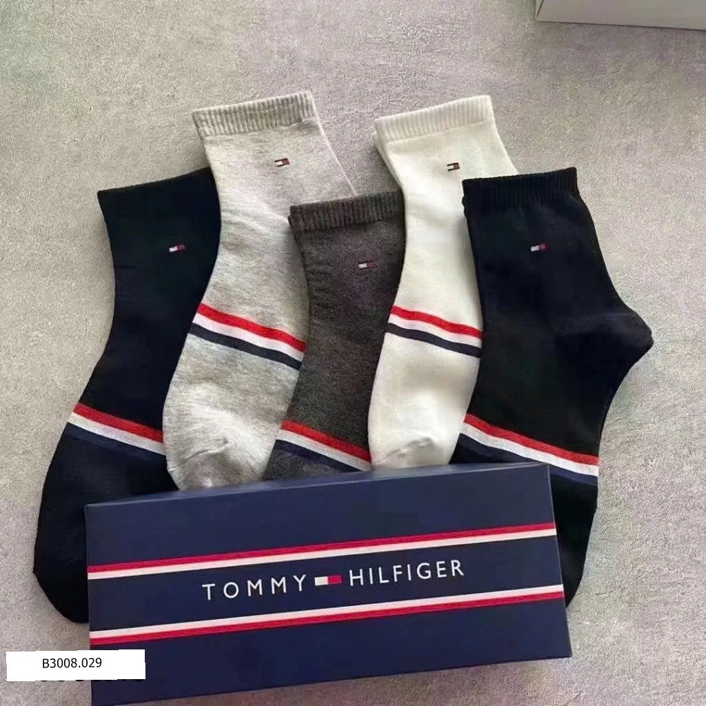 HỘP 5 ĐÔI TẤT TOMMY CHO NAM   Giá sỉ 75k