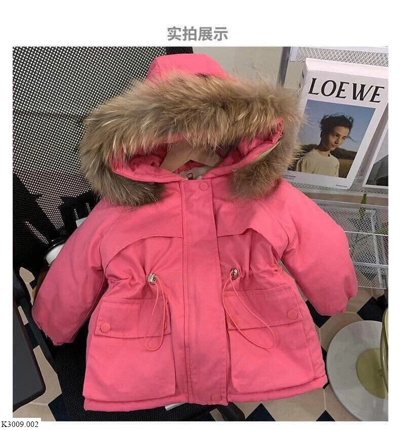 PARKA LÓT LÔNG BÉ GÁI  Sỉ 215kk