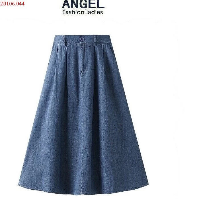 CHÂN VÁY DENIM ANGEL  Sỉ 169ka