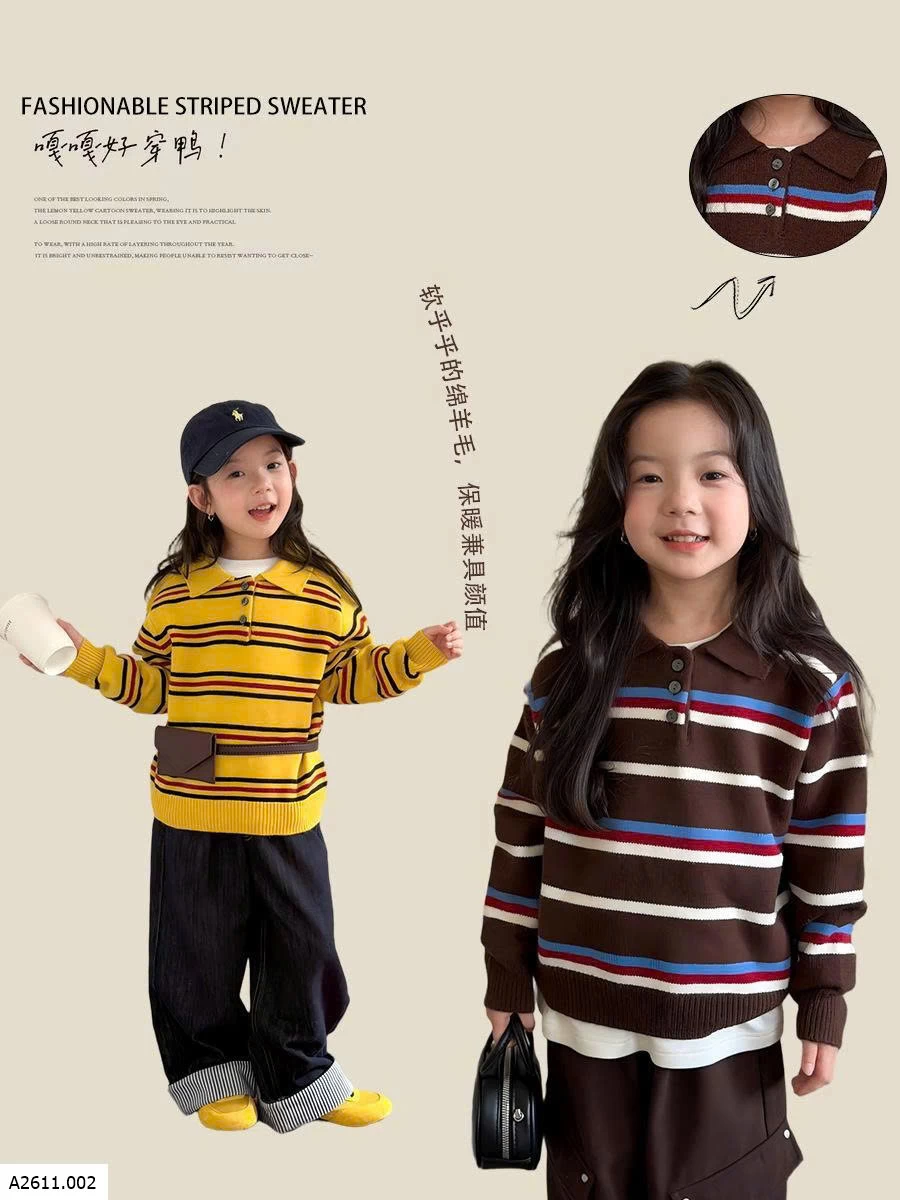 Áo len ambb Giá sỉ sz 90-150: 172k sz 160: 190k