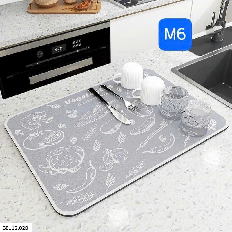 THẢM THOÁT NƯỚC CHỐNG THẤM BÀN BẾP  Giá sỉ - kt 30x 40cm : #60k - kt 40x50cm : #75k - kt 50x 60cm : #90k