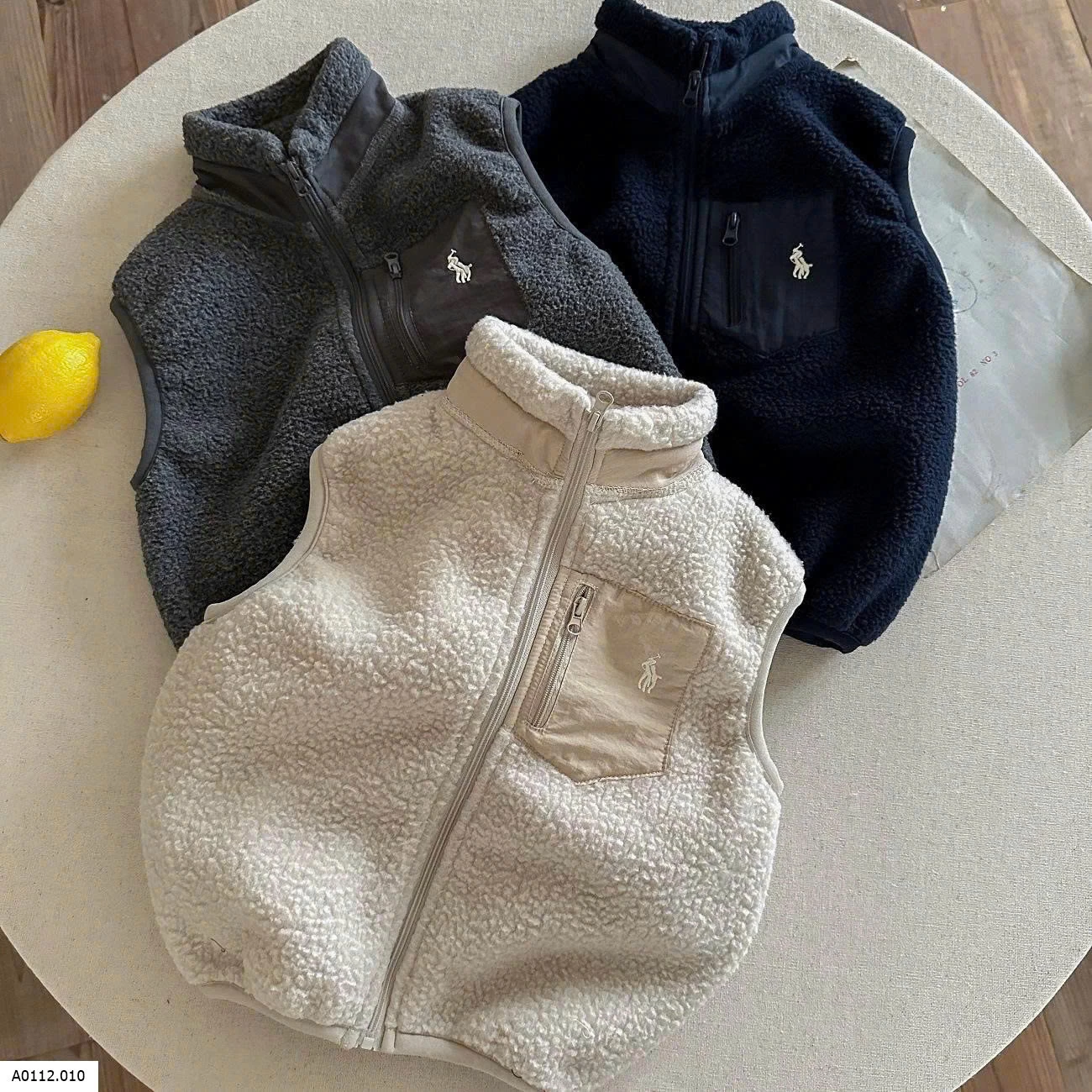 ÁO GILE LÔNG CỪU CHO BÉ Giá sỉ 125ka