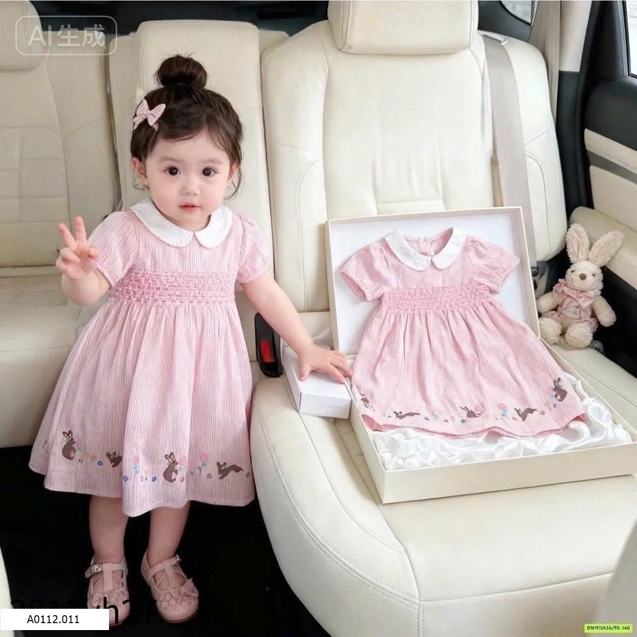 VÁY THỎ HỒNG PREMIUM Giá sỉ 135k