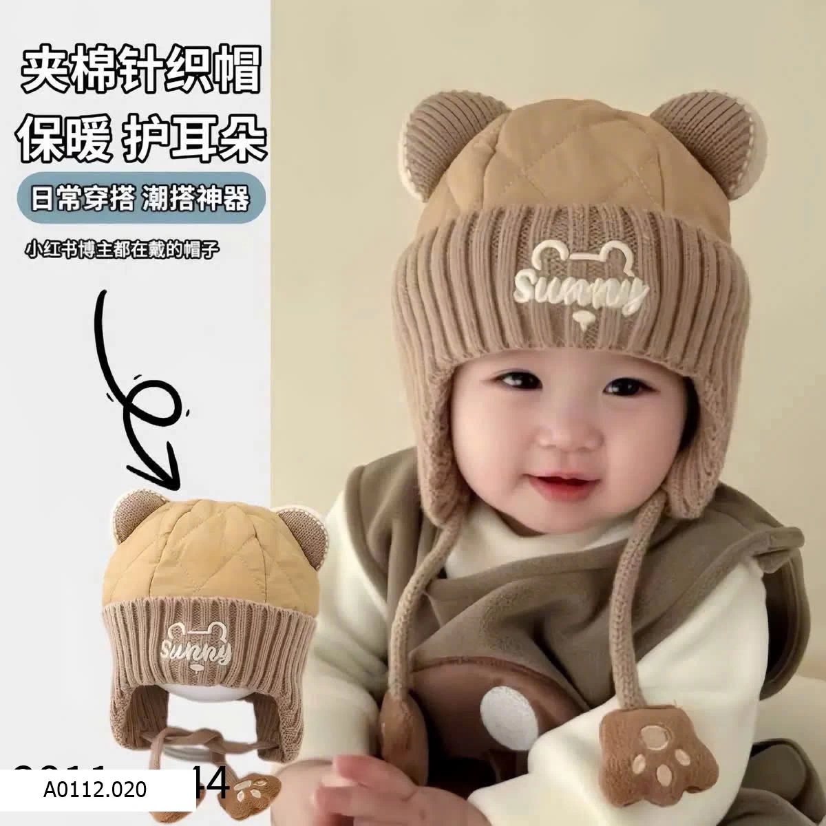 MŨ TAI GẤU SIÊU XINH Giá sỉ 50k