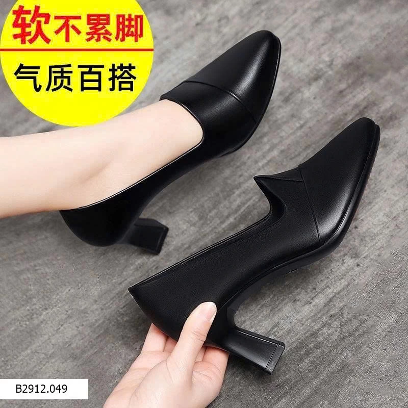 GIÀY CAO GÓT BASIC MŨI NHỌN Giá sỉ 150k