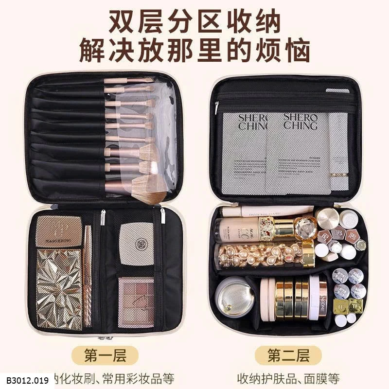 TÚI ĐỰNG MỸ PHẨM ĐA NGĂN CAO CẤP Giá sỉ 135k