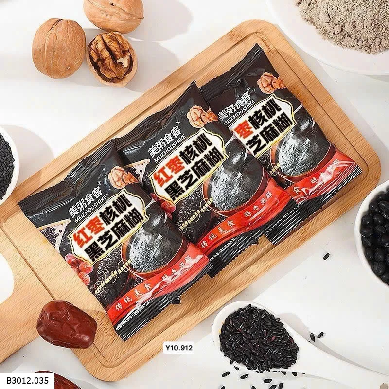 BỘT MÈ ĐEN ÓC CHÓ, TÁO ĐỎ  Giá sỉ 100k /1kg