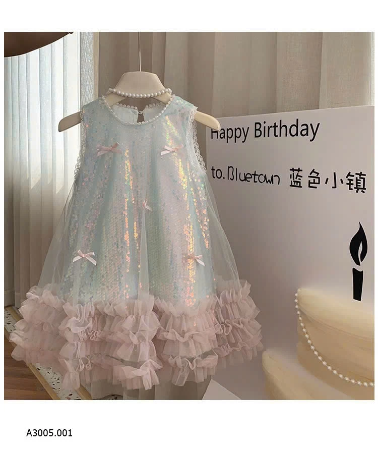 VÁY KIM TUYẾN CÔNG CHÚA  Sỉ 200k 