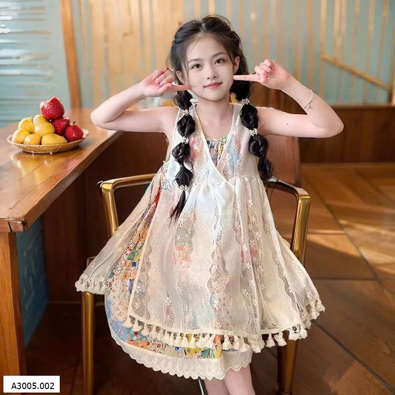 SET 2 VÁY BOHEMIAN BÉ GÁI  Sỉ 180k 