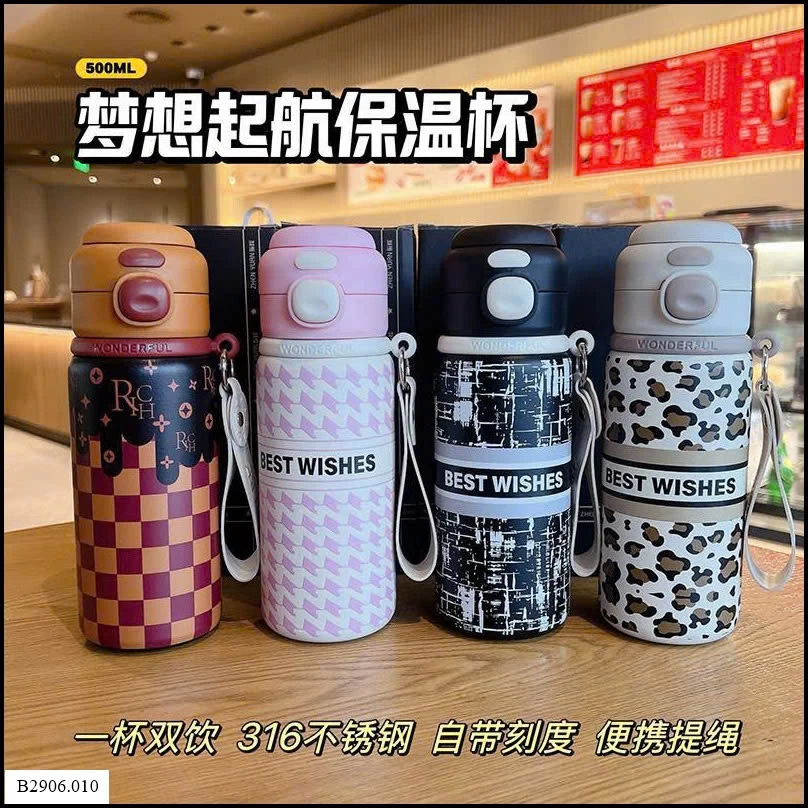 BÌNH GIỮ NHIỆT HỌA TIẾT Sỉ giá 83k