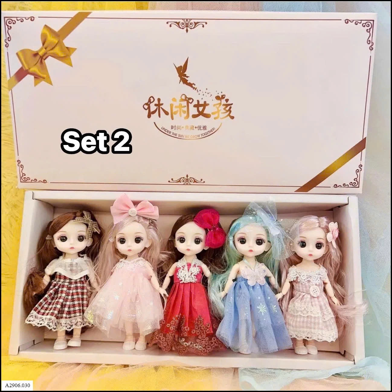SET 5 BÚP BÊ XINH BÉ Sỉ giá 125k