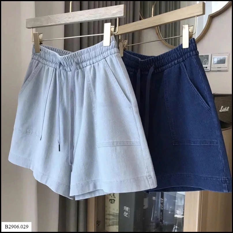 QUẦN SHORT JEAN CẠP CHUN Sỉ giá 110k