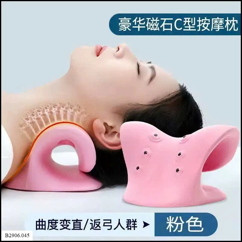 GỐI MASSAGE CỔ TRỊ LIỆU TỪ TÍNH  Sỉ giá 49k
