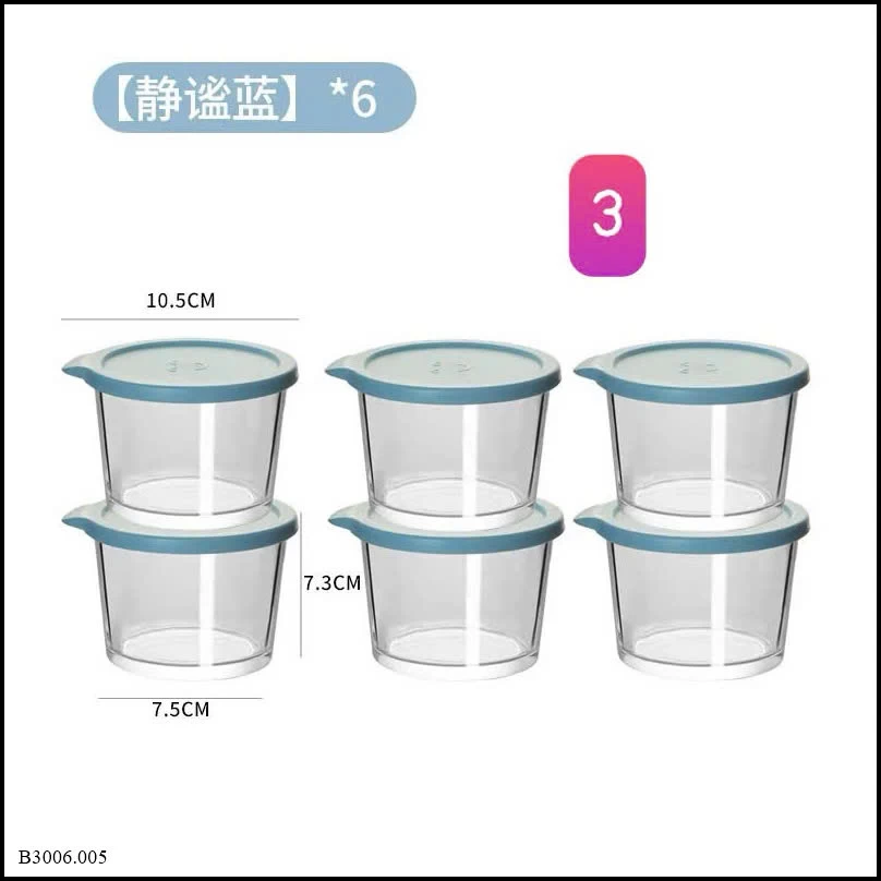 SET 6 LỌ THUỶ TINH ĐỰNG THỰC PHẨM Sỉ giá 100k/set