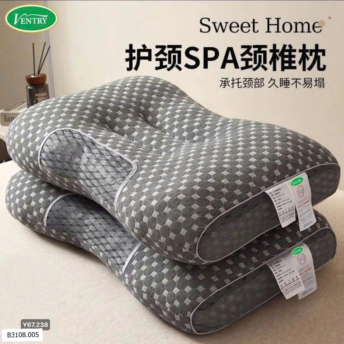 GỐI SPA CAO CẤP VENTRY   Giá sỉ 160k/1 cặp