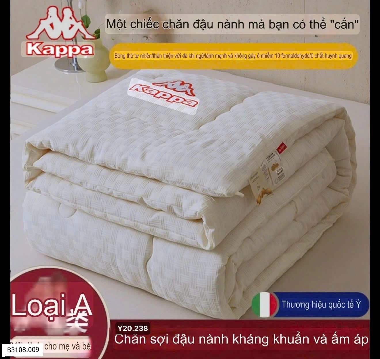 CHĂN KAPPA Auth   Giá sỉ 530k