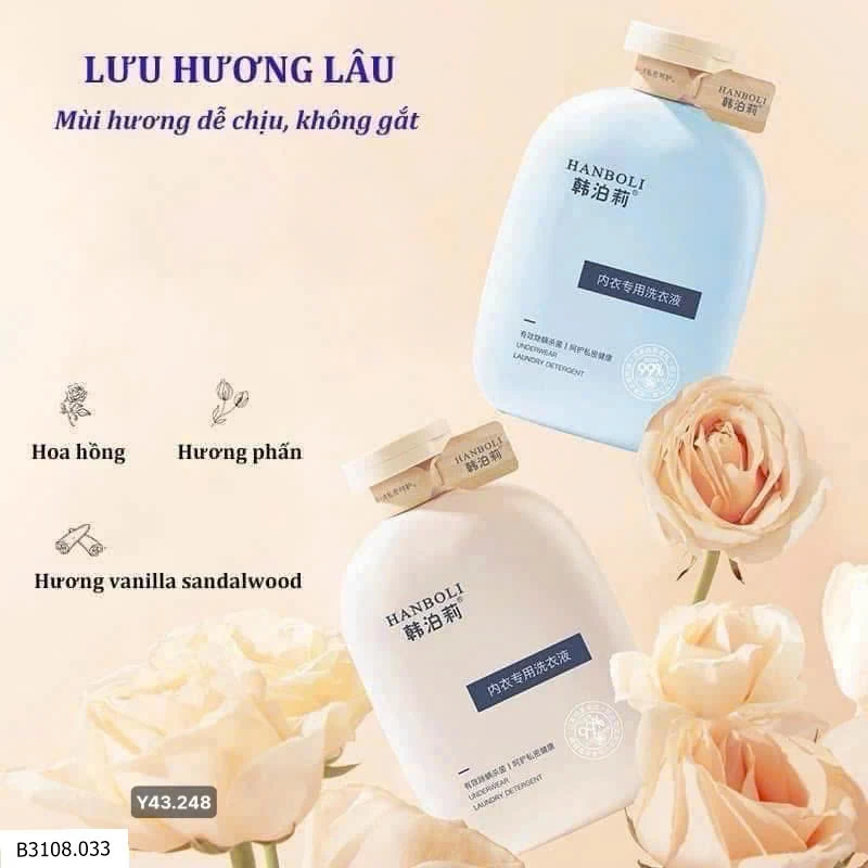 Nước giặt đồ lót HANBOLI  Giá sỉ 55k/1 set 2 chai
